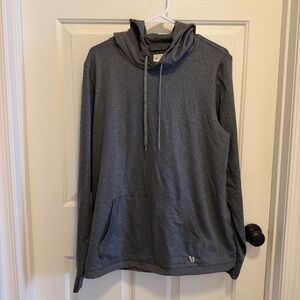 Vuori Sunday Element Hoodie Charcoal Heather Size Large NWOT